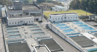 Mitsuishi Water purification plant (Managed by Mizu Mirai Hiroshima)