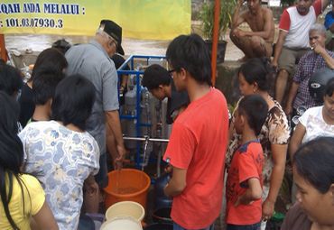 Water treatment unit installed in Jakarta by PAM JAYA